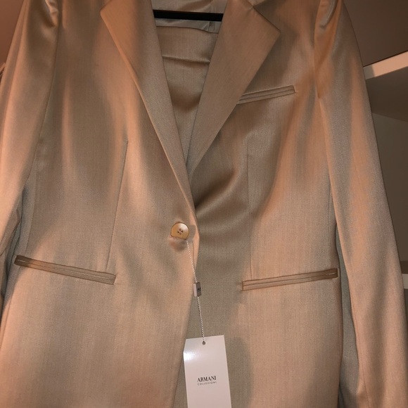 Armani Collection Beige women's jacket size 10 - Picture 6 of 6